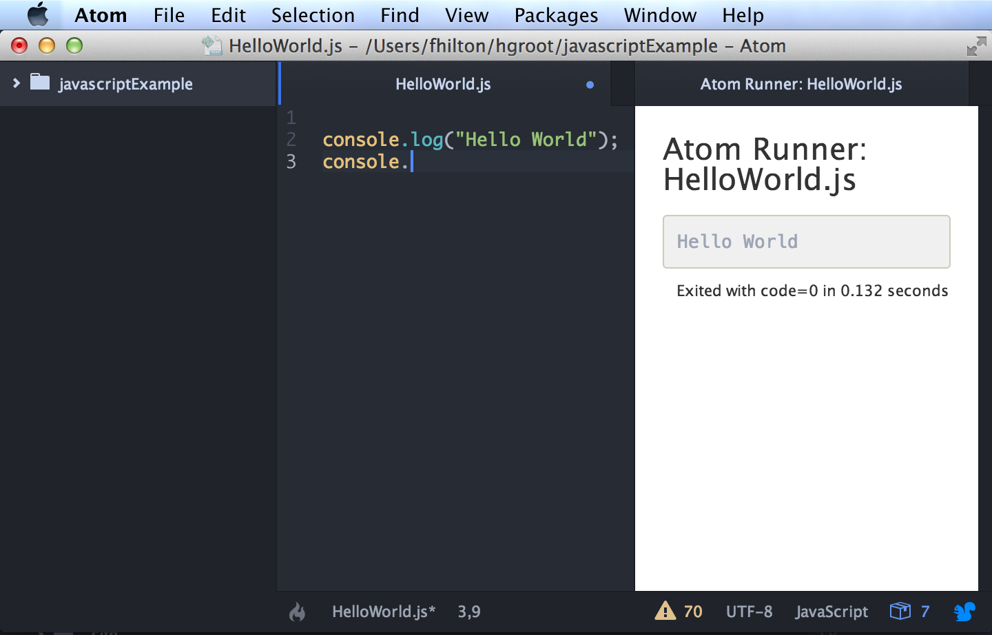 Atom Editor